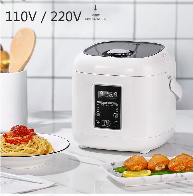220V/110V 2L Аутентичные риса Плита PP Пластик и Нержавеющая сталь Еда Класс лайнер