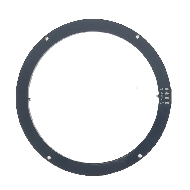 5 шт.-50 шт. WS2812 светодиодный чип с украшением в виде кольца PCB 1/8/12/16/24 бит DC5V 5050 RGB Смарт Full Цвет лампа светильник RGB LED со встроенным драйверы