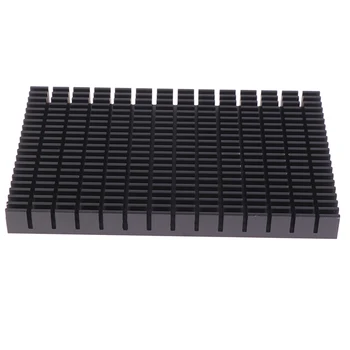 

150*93*15MM Heating Panel Heat sink High quality Aluminum Heatsink Plate Black Radiator Manufacturer