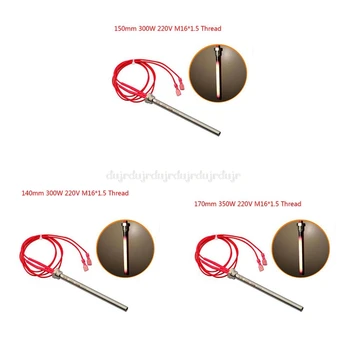 

350W 220V Ignition Igniter Hot Rod Wood Pellet Stove 10x140/150/170mm M16x1.5 S24 19 dropship