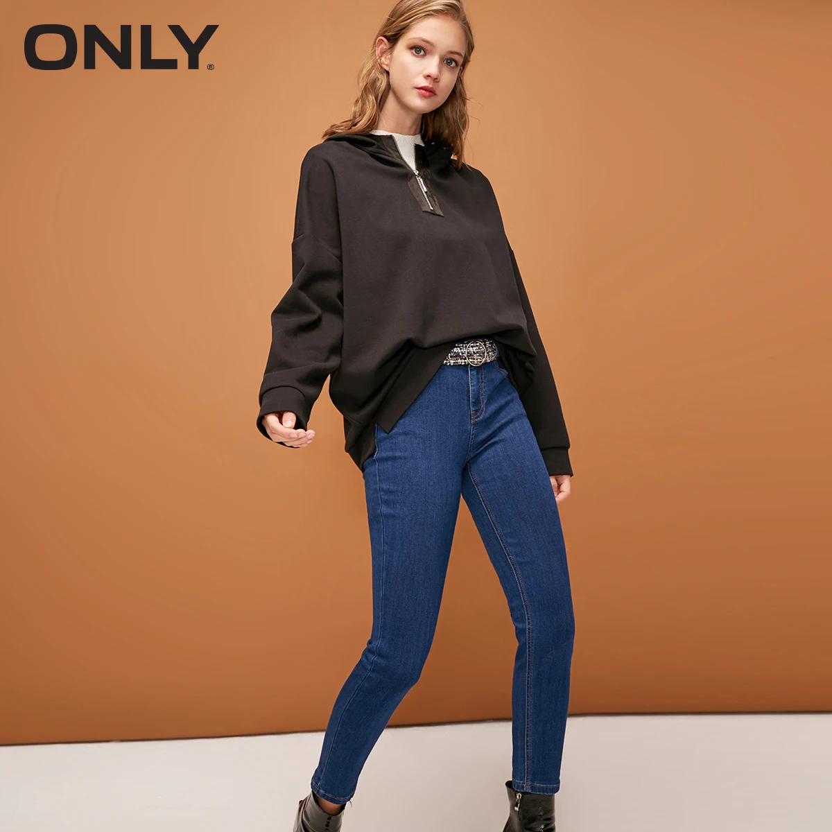 Только женские летние новые эластичные брюки-карандаш укороченные джинсы | 118349547 - Цвет: 510Jeans Blue