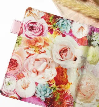 

The Pink Garden Floral Journal Cover For Standard A6 Fitted Paper Book