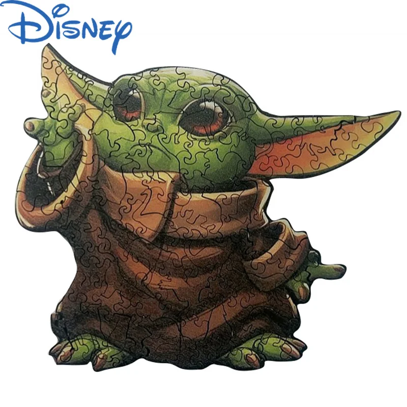 Disney Star Wars Baby Yoda Jigsaw Puzzle Shape Popular Wooden Board Game Adult Children Educational Toy Gift Box |