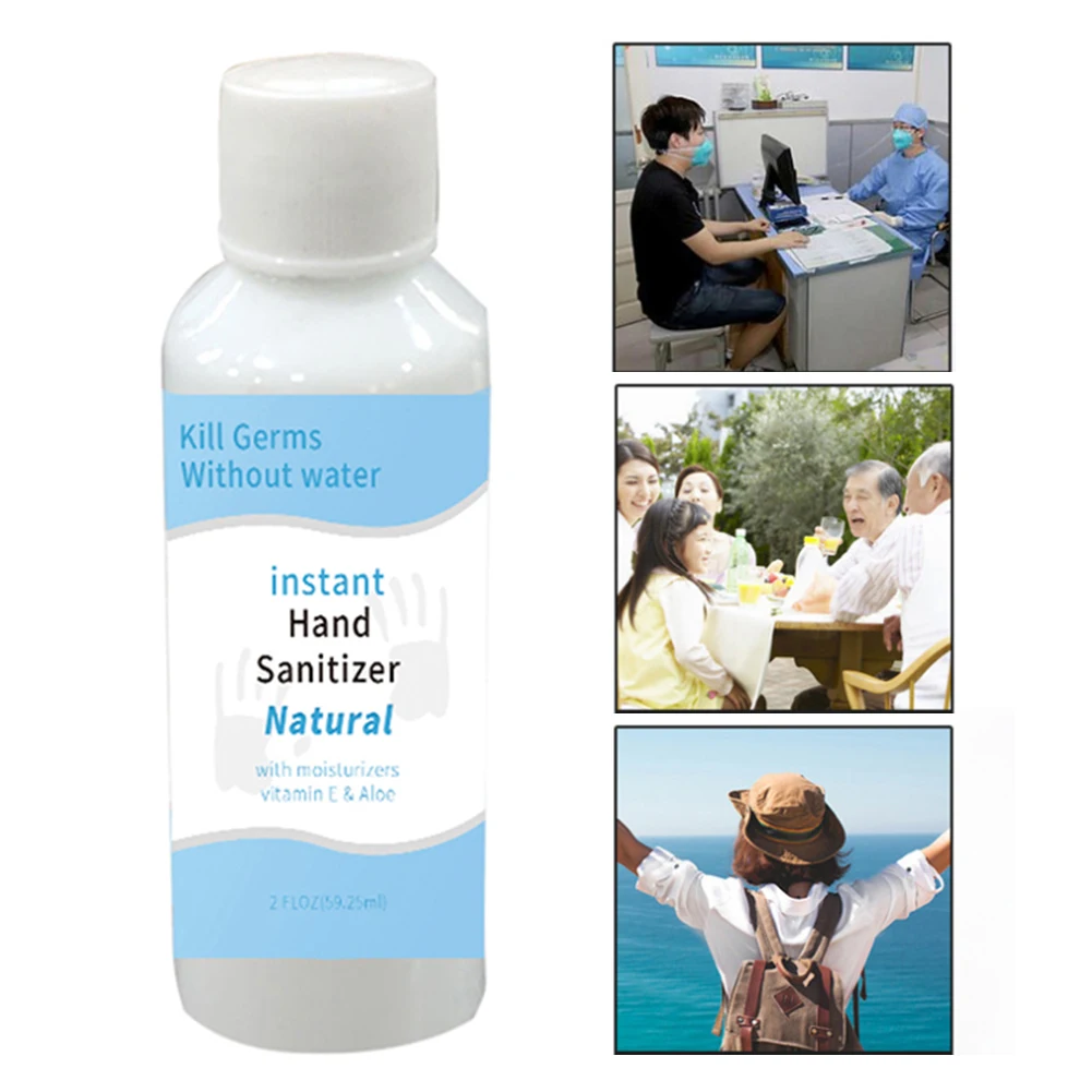 

50ml Portable Wash-free Antibacterial Hand Sanitizer 85% Alcohol Sterilization Disinfectant Gel Portable Quick-drying For Car