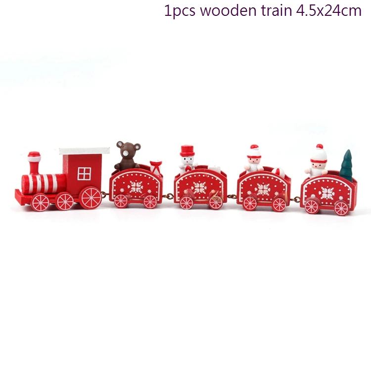 train style 8 QIFU рождественские украшения в виде поезда для дома Navidad рождественские украшения для стола новогодние подарки - Цвет: train style 8