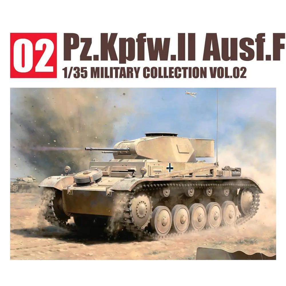 DRAGON MD 002 1/35 Pz.Kpfw.II Ausf.F Scale Model Kit|Model Building ...