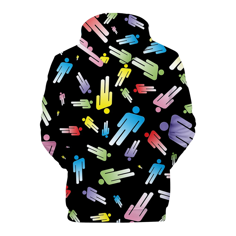 Cena Billie Eilish bluza z kapturem streetwear hiphop lato krótki bawełna ulicy odzież złego faceta mężczyzn i kobiet