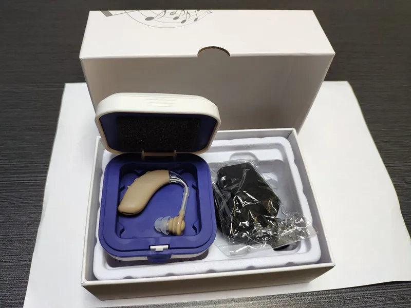  MOOEN USB Hearing Aid with Charger G-25 Medical Ear Apparatus Volume Control Adjustable Tone Deaf E