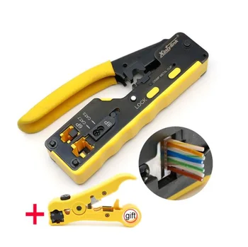 

EZ rj45 pliers crimper cat5 cat6 cat7 network tool rg rj 45 ethernet cable Stripper pressing clamp tongs clip rg45 lan