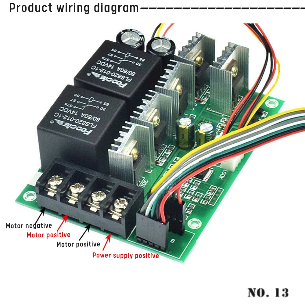 PWM Motor Speed Controller DC 10-55V 60A CW CCW Reversible Schalter Digital Display 12 V motor | Инструменты