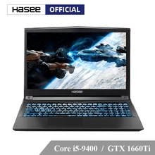 Ноутбук hasee ZX7-CT5DA для игр(Intel Core I5-9400+ GTX 1660Ti/8 GB ram/512G SSD/15,6 ''IPS 45% NTSC/RGB Keyboard