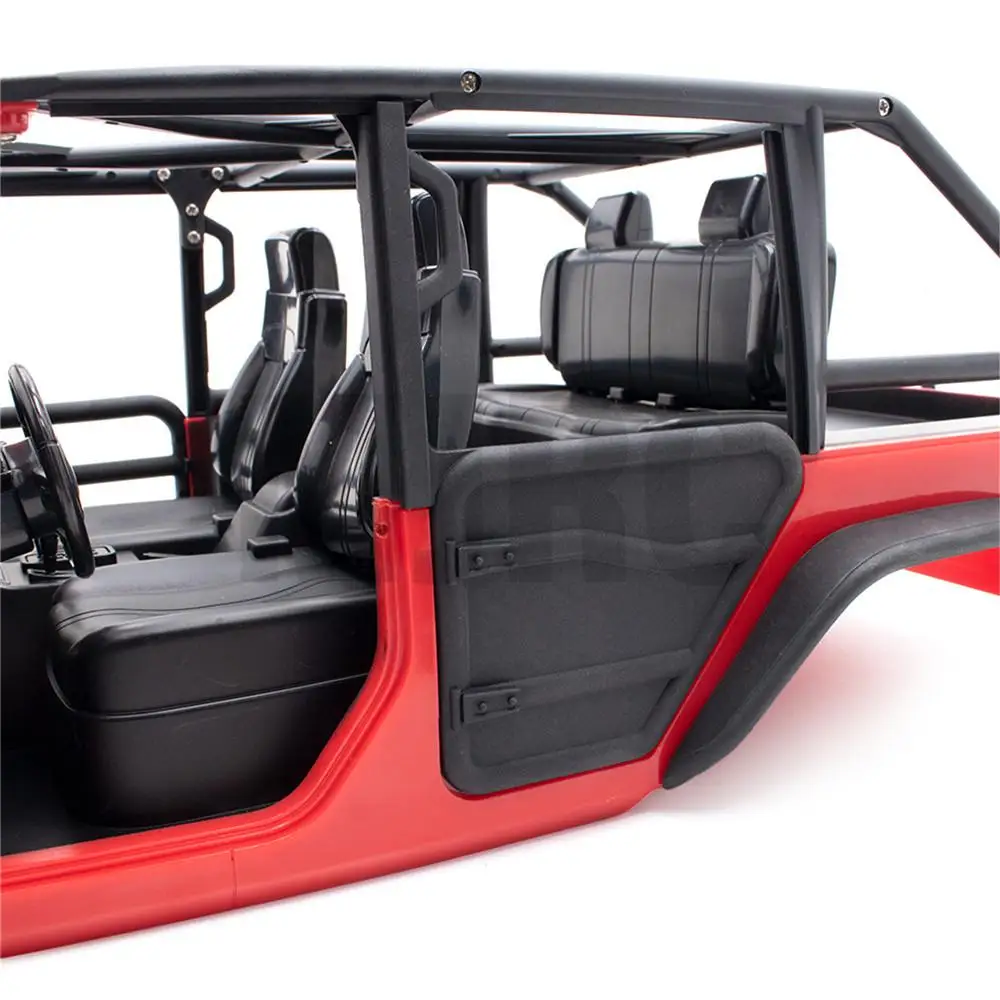 DIY Передняя и задняя половинчатая дверь для 1/10 осевой SCX10 II Jeep Wrangler Body RC