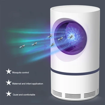 

Electric USB Mosquito Repellent Lamp LED Ultraviolet Light Photocatalyst Trap Lamp Radiation-free Silent Killing Pest Repellents