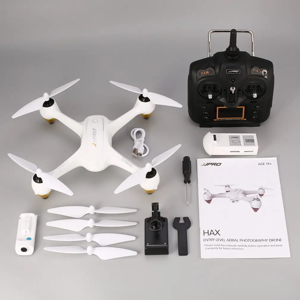 

JJPRO X3 HAX 2.4G Dual GPS Positioning 1080P HD Wifi Camera FPV Drone Brushless RC Drone Quadcopter One Key Return