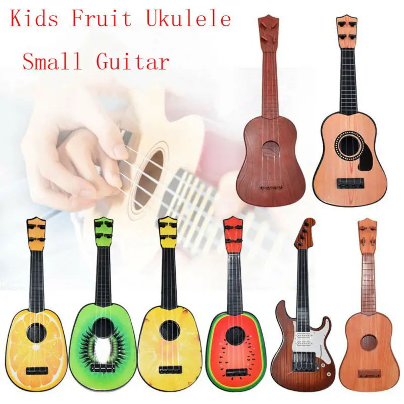 Newest Kids Funny Ukulele Musical Instruments Mini Guitar Montessori Toys Gifts