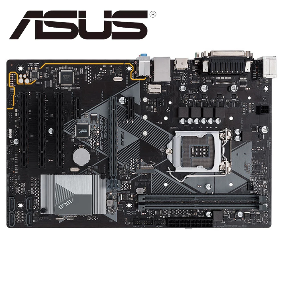 

ASUS PRIME H310-PLUS ATX Mainboard H310 Chipset LGA 1151 Socket Dual Channel DDR4 DIMM Desktop Motherboards PCI-E 3.0