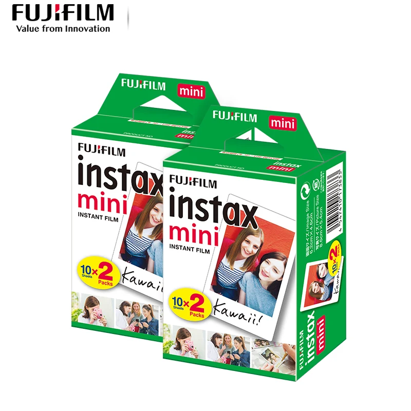 Фотобумага fujifilm instax mini 3 дюйма 40 листов фотобумага с белыми краями для мини-камеры
