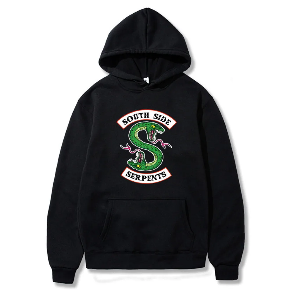 2020 New South Side Serpents Hoodie Sweatshirt Hip Hop Streetwear Autumn Spring Hoodies Men Fashion Riverdale Hoodie S-XXXL