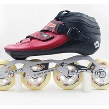 Bont Inline Skate Luna 2PT 195 мм красная черная посылка для скоростных коньков