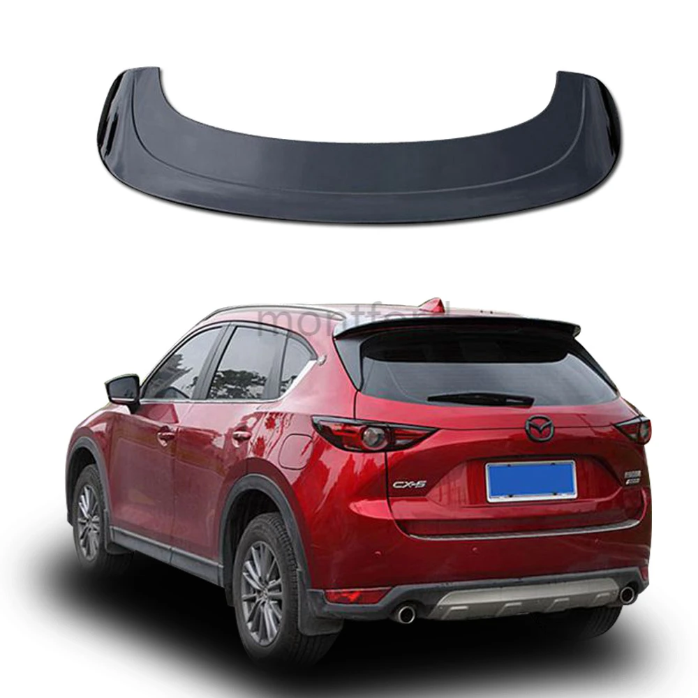 ABS Plastic Gloss Black Rear Trunk Spoiler Wing For Mazda CX5 CX5 2017