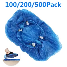 100/200/500 шт., одноразовые непромокаемые чехлы для обуви 100/200/500 шт., одноразовые непромокаемые чехлы для обуви