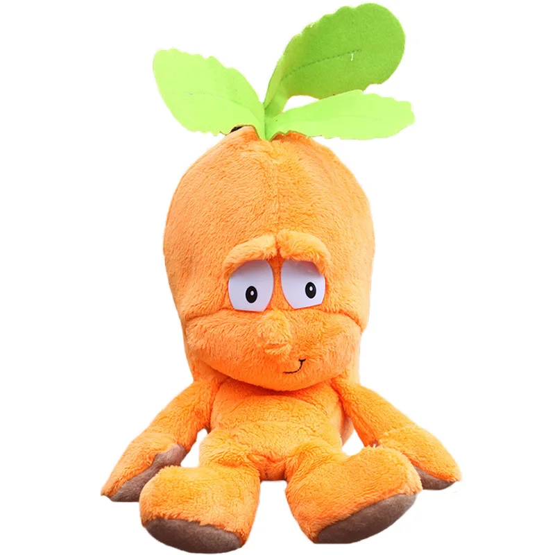 25 см Fruta Peluche Brinquedo Pelucia плюшевые фрукты куклы овощи игрушки мягкие игрушки морковь Тыква чеснок брокколи для детей - Цвет: 25cm Carrot