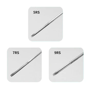 

50pcs Assorted Sterilized Tattoo Needles agujas microblading naalden permanent makeup For Tattoo Machine