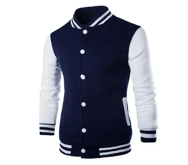 W68 navy blue Осенне-зимние Брендовые однотонные толстовки для мужчин, разноцветные высококачественные модные мужские толстовки с капюшоном, утолщенные мужские толстовки с капюшоном - Цвет: W68 navy blue
