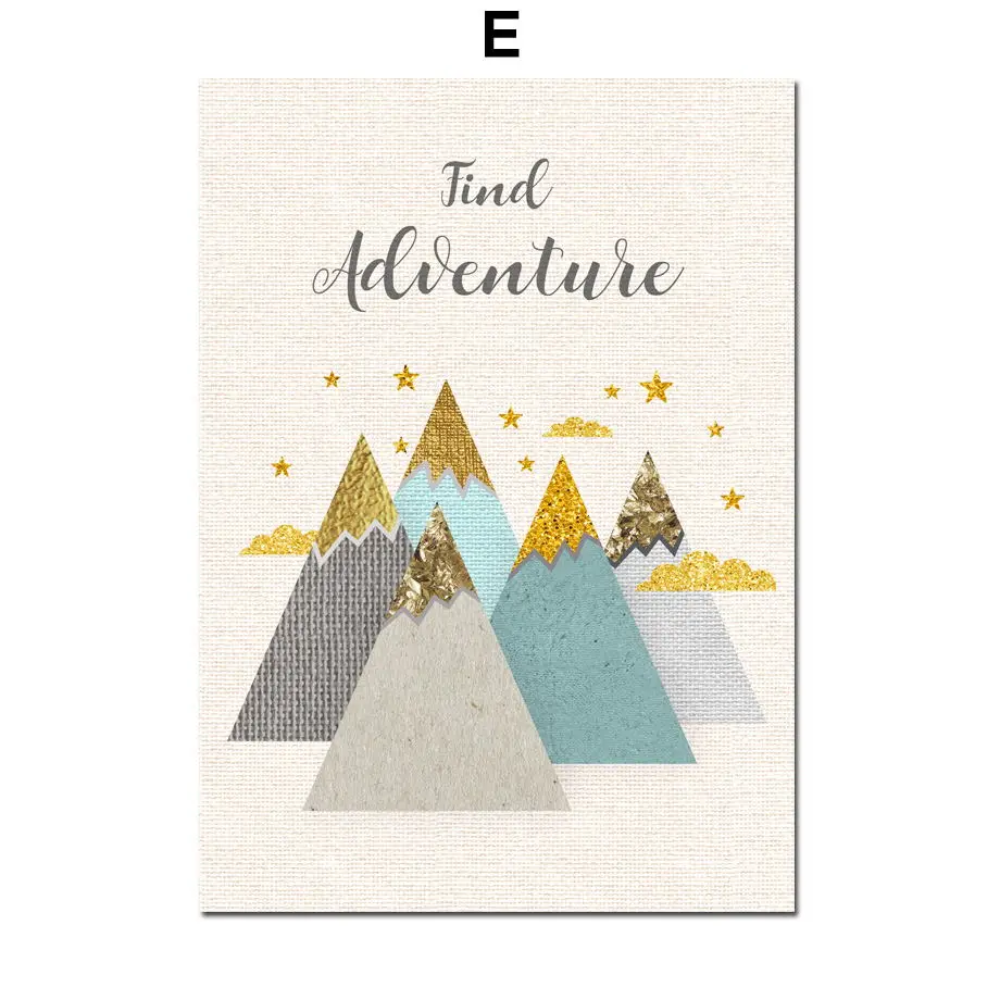 Bear-Rabbit-Fox-Deer-Nursery-Wall-Art-Canvas-Painting-Cartoon-Nordic-Posters-And-Prints-Wall-Pictures (7)