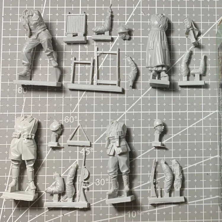 1/35 Смола Модель GK солдат Вместе Против Blitzkrieg бельгийской армии и BEF набор Бельгия