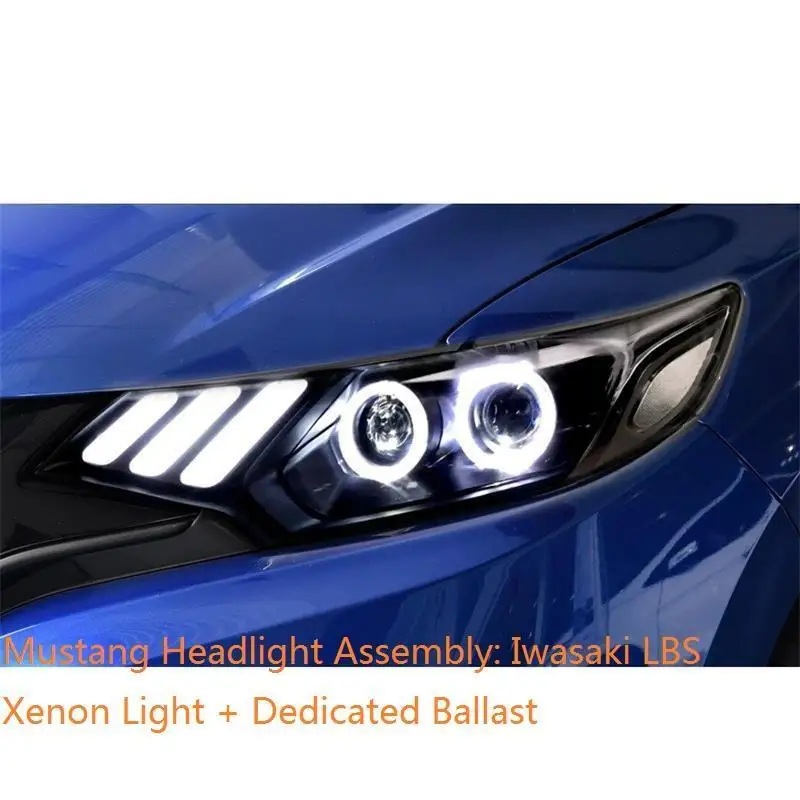 Number 11 Luces Запчасти Аксессуары Neblineros Para Авто дневные Drl светодиодные ходовые Автомобильные фары передние противотуманные фары 18 для Honda Fit - Цвет: Number 11