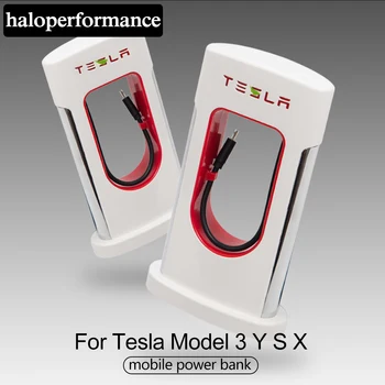 Model3 Tesla Mobile Super Charger Per Tesla Modello 3 Accessori Modello Y Modello S Modello X Tre Smartphone Del Telefono di Potenza caricatore