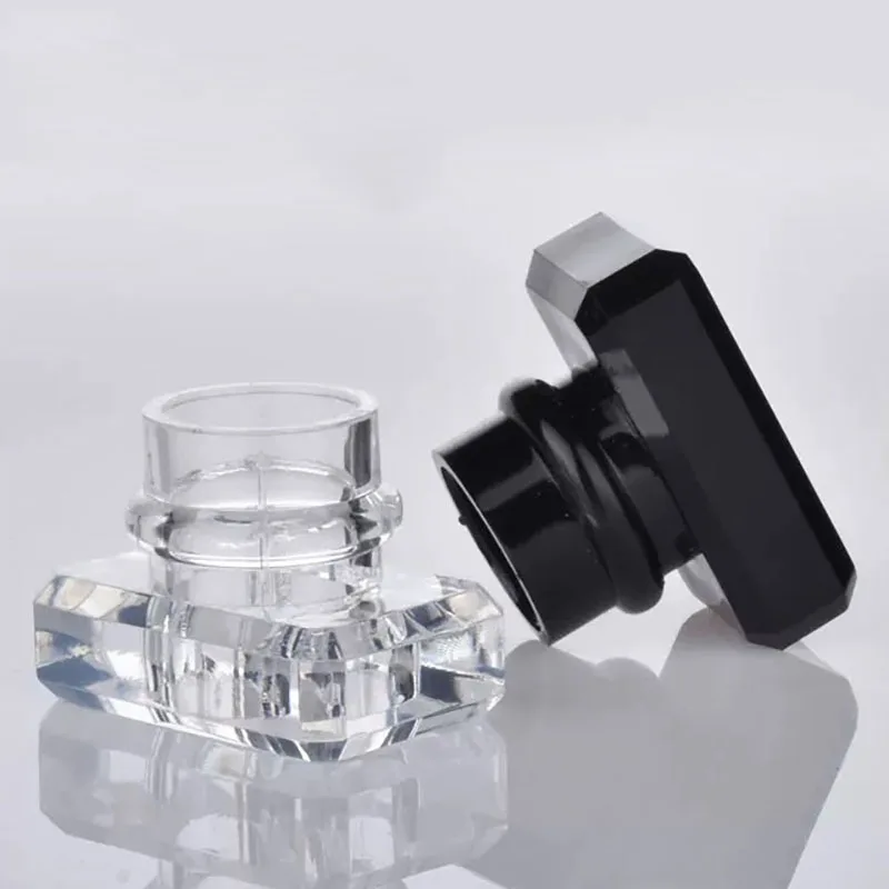 30ml Perfume Spray Bottle Glass Bottle Lead free Square Refillable Atomizer Glass Bottle Portable Travel Cosmetic 4