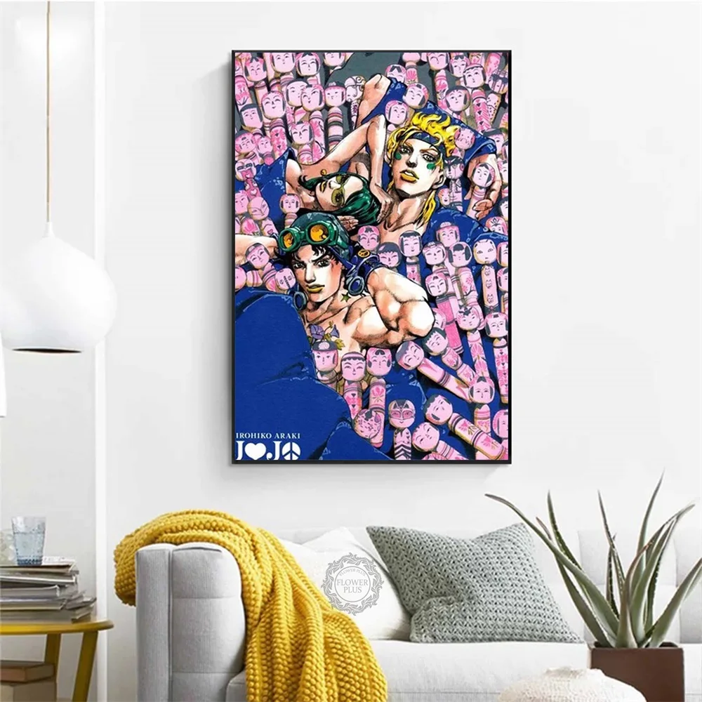 Постер и принты JoJo s Необычные Приключения действие Япония Аниме Малыш картины классическое искусство настенные картины для гостиной домашний декор