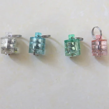 링이 있는 딥 드롭 LED 낚시 조명, 수중 물고기 유인 램프, 낚시 루어 LED 깜박이 조명
