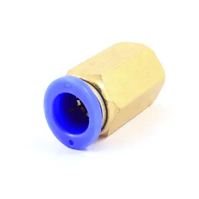 

Industry 11.7mm Female Thread Quick Coupler Connector for 12mm Inner Dia Tube