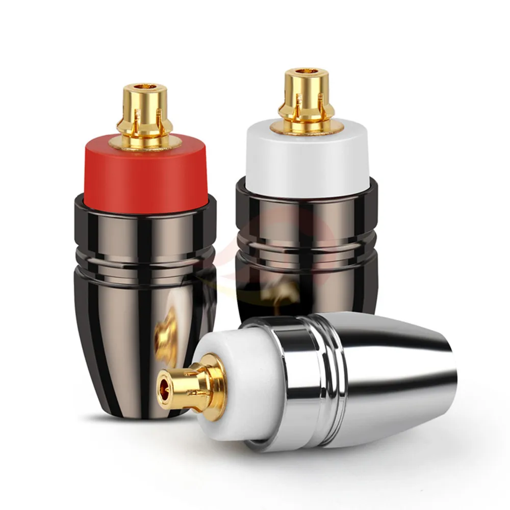 Jack Earphone Pins For Sony IER M7 IER M9 IER Z1R LN006467 Hifi Headset Audio Plug Copper Headphone Adapter DIYSilver Black
