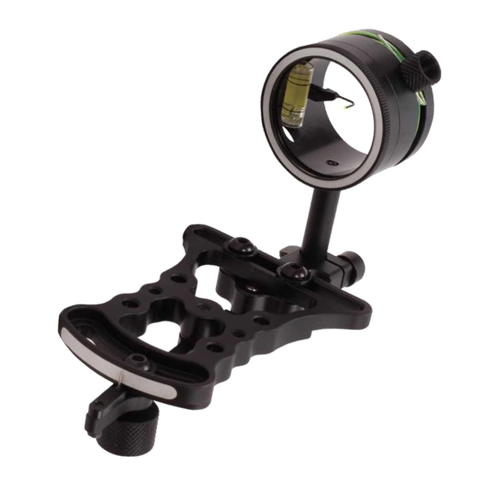 Single Pin Bow Sight Ultralight Portable Shooting Slider Archery Compound Bow Sight Right Training Practicing Equipment