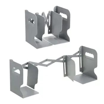 

2 IN 1 Adjustable Book Holder Bookends with Pen Holder Students Desk Magazine File Holder Organizer Office Stand Rack Save space