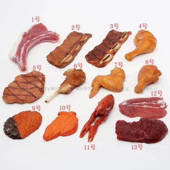 

Simulation Chicken Food Model Simulation Pork Ribs Beef Steak Cowboy Bone Chicken Leg Chicken Wing Food Teaching aids