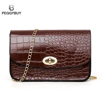 

Women Shoulder Bag Pu Leather Solid Messenger Bag Women Retro Purse Casual Shoulder Handbag Sac Main Femme Dropshipping