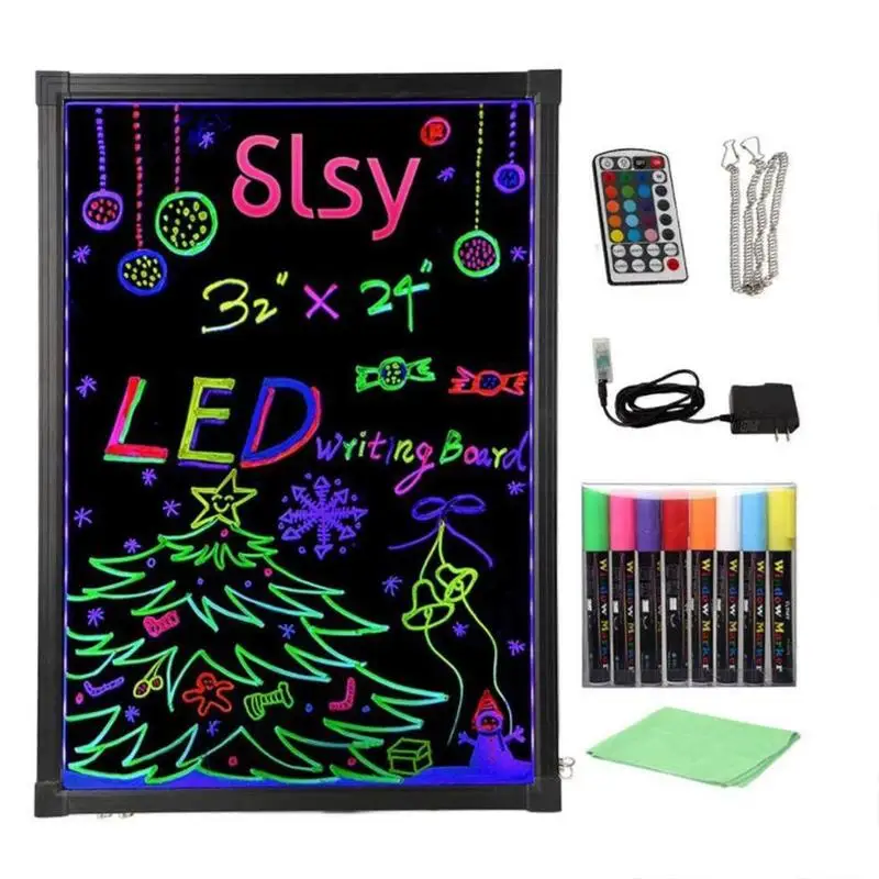 

Children LED Handwriting Board LED Fluorescent Panel Electronic Handwritten Drawing Board Children Birthday Christmas Gifts