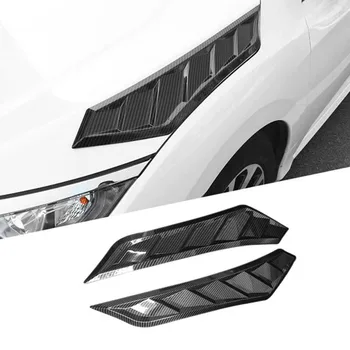 

Carbon Fiber Front Hood Air Intake Vent Decorative Cover for Honda Civic 10Th Gen 2016 2017 2018