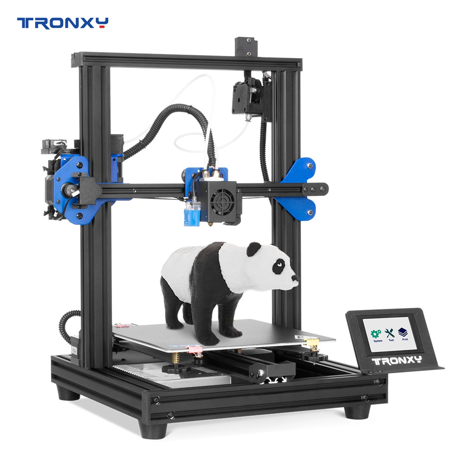 resin printer TRONXY XY-2 PRO 2E Desktop 3D Printer FDM 3D Printing 255x255x245mm 2-IN-1-OUT Nozzle Dual Ti-tan Extruder Removable Platform 3d printers
