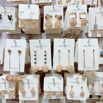 

30 Pairs/lot simple cute women jewelry earrings wholesale 201102-35