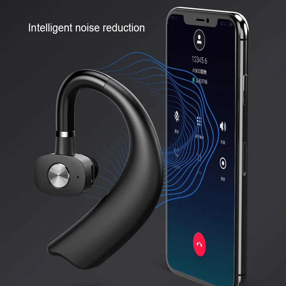 Bluetooth наушники KEBIDU с одним ухом и микрофоном|Наушники гарнитуры| |