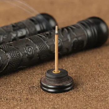 

Natural Wood Wooden Incense Stick Tube Holder Home Fragrances Decoration Parts