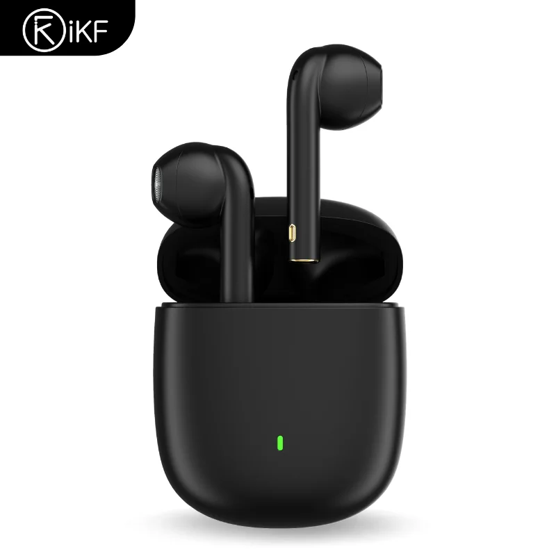 iKF Find Pro Wireless Earbuds Gaming Touch Control TWS Bluetooth 5.0 with 500mAh Charge Case Waterproof AAC Stereo Sound Black