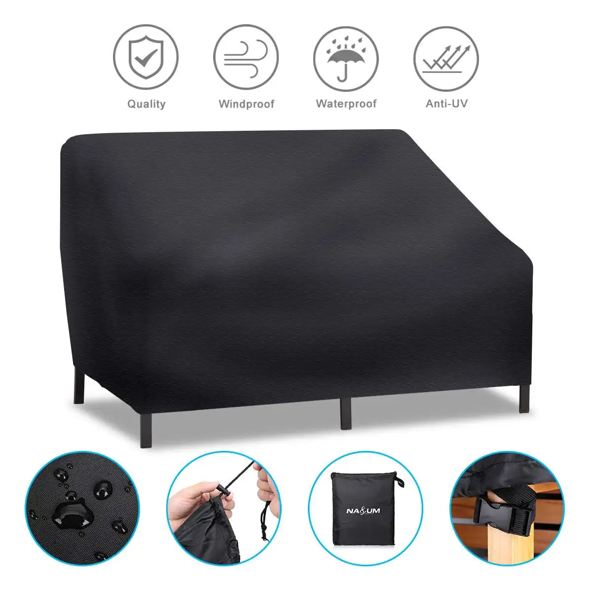Oxford Cloth Furniture Dustproof Cover For Chair Sofa Rattan Table Cube Waterproof Rain Garden Outdoor Patio Protective Case | Дом и сад