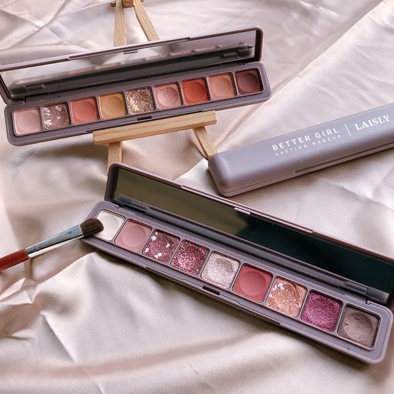 

9-color Matte Shimmer Pearlescent Eyeshadow Palette Long Lasting Waterproof Smudge-proof Eye Shadow